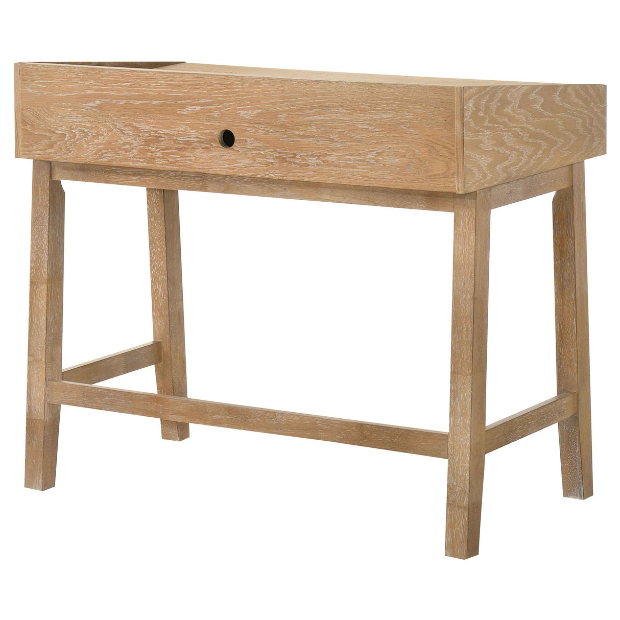 Fabian Distressed Light Brown 38-inch Computer Desk with Keyboard Drawer by Coaster at Eve Furniture