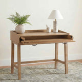 Fabian Distressed Light Brown 38-inch Computer Desk with Keyboard Drawer by Coaster at Eve Furniture