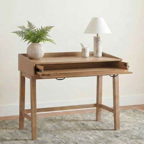 Fabian Distressed Light Brown 38-inch Computer Desk with Keyboard Drawer by Coaster at Eve Furniture