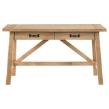 Fabian Distressed Light Brown 54-inch 2-drawer Computer Writing Desk by Coaster at Eve Furniture
