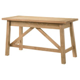 Fabian Distressed Light Brown 54-inch 2-drawer Computer Writing Desk by Coaster at Eve Furniture