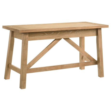 Fabian Distressed Light Brown 54-inch 2-drawer Computer Writing Desk by Coaster at Eve Furniture