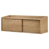 Fabian Distressed Light Brown Bookshelf Bridge with Cubbies by Coaster at Eve Furniture