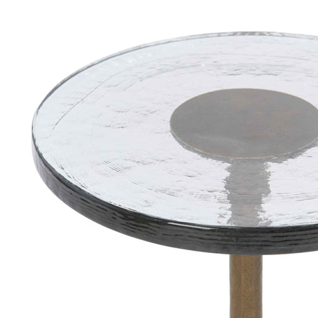 Fabiana Brass Accent Table by Classic Home at Eve Furniture