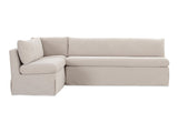 Fable Beige L Shape Slipcover 100.5" Dining Banquette by MOES at Eve Furniture