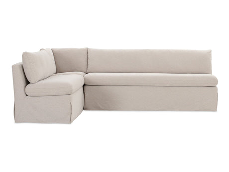 Fable Beige L Shape Slipcover 100.5" Dining Banquette by MOES at Eve Furniture