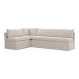 Fable Beige L Shape Slipcover 100.5" Dining Banquette by MOES at Eve Furniture