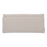 Fable Beige Slipcover Dining Bench by MOES at Eve Furniture
