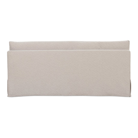 Fable Beige Slipcover Dining Bench by MOES at Eve Furniture