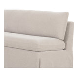 Fable Beige Slipcover Dining Bench by MOES at Eve Furniture