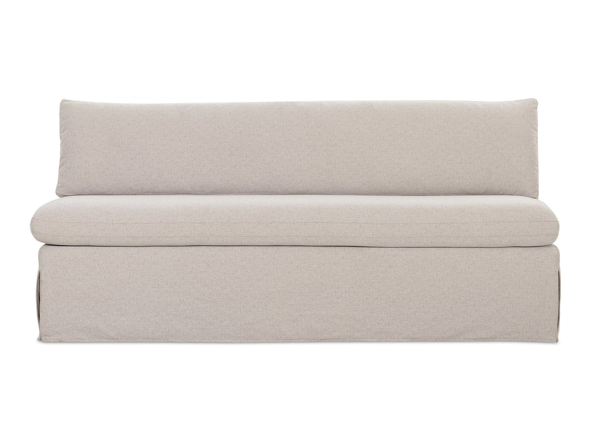 Fable Beige Slipcover Dining Bench by MOES at Eve Furniture