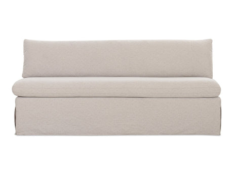 Fable Beige Slipcover Dining Bench by MOES at Eve Furniture