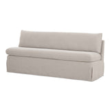 Fable Beige Slipcover Dining Bench by Moe's Home at Eve Furniture