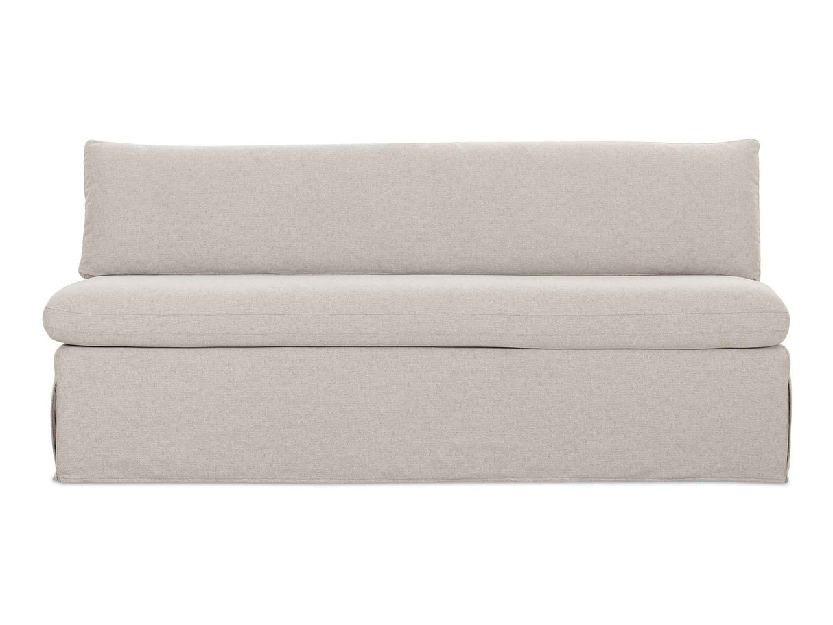 Fable Beige Slipcover Dining Bench by Moe's Home at Eve Furniture