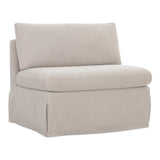 Fable Beige Slipcover Dining Chair and Half by MOES at Eve Furniture