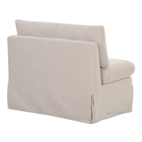 Fable Beige Slipcover Dining Chair and Half by MOES at Eve Furniture