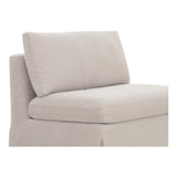 Fable Beige Slipcover Dining Chair and Half by MOES at Eve Furniture