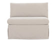 Fable Beige Slipcover Dining Chair and Half by Moe's Home at Eve Furniture