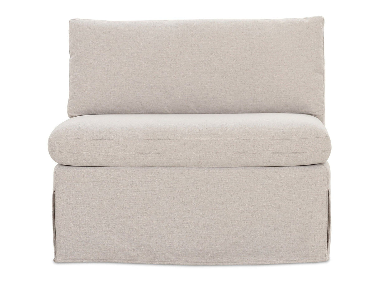 Fable Beige Slipcover Dining Chair and Half by MOES at Eve Furniture