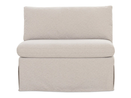 Fable Beige Slipcover Dining Chair and Half by MOES at Eve Furniture