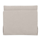 Fable Beige Slipcover Dining Chair and Half by Moe's Home at Eve Furniture