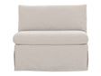 Fable Beige Slipcover Dining Chair and Half by Moe's Home at Eve Furniture