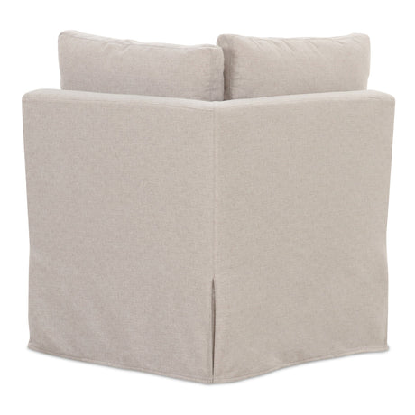 Fable Beige Slipcover Dining Corner Chair by MOES at Eve Furniture
