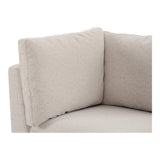 Fable Beige Slipcover Dining Corner Chair by MOES at Eve Furniture
