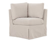 Fable Beige Slipcover Dining Corner Chair by Moe's Home at Eve Furniture