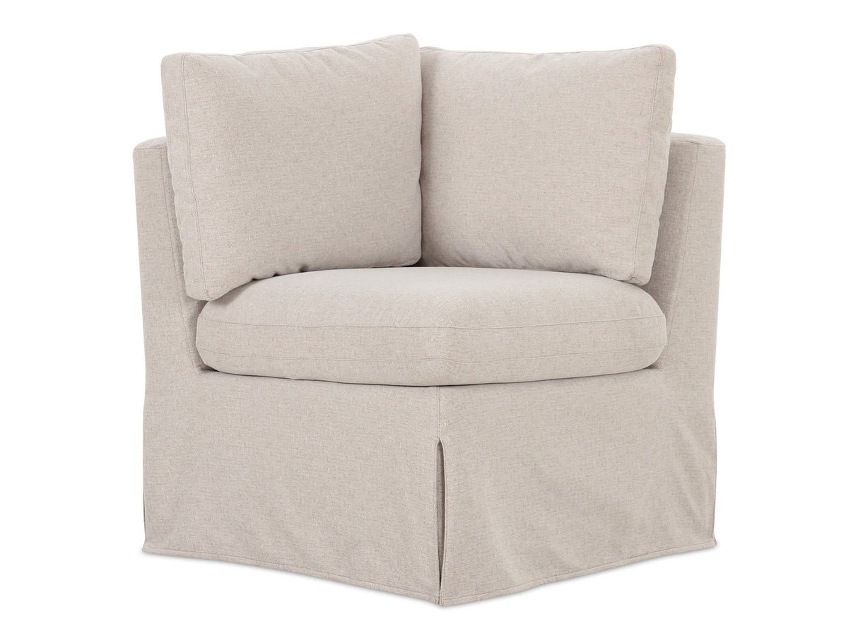 Fable Beige Slipcover Dining Corner Chair by MOES at Eve Furniture