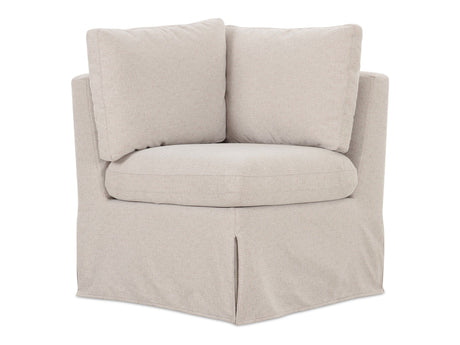 Fable Beige Slipcover Dining Corner Chair by MOES at Eve Furniture
