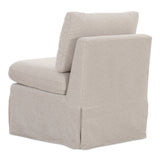 Fable Beige Slipcover Dining Slipper Chair by MOES at Eve Furniture