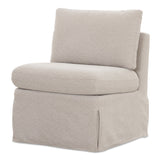 Fable Beige Slipcover Dining Slipper Chair by MOES at Eve Furniture