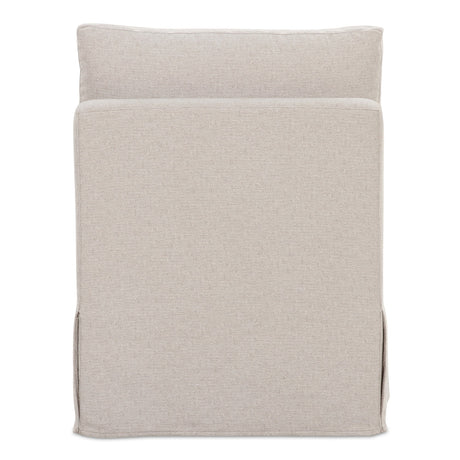 Fable Beige Slipcover Dining Slipper Chair by MOES at Eve Furniture
