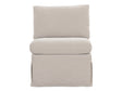 Fable Beige Slipcover Dining Slipper Chair by Moe's Home at Eve Furniture