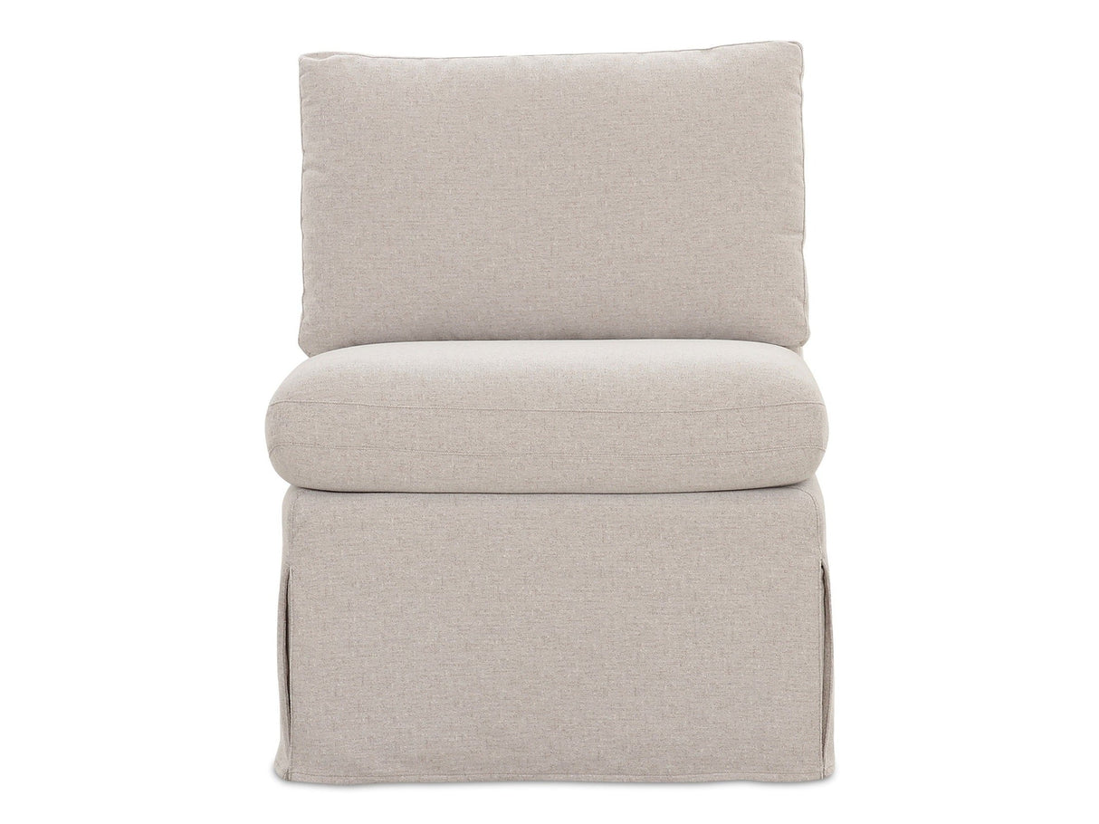 Fable Beige Slipcover Dining Slipper Chair by MOES at Eve Furniture