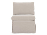 Fable Beige Slipcover Dining Slipper Chair by MOES at Eve Furniture