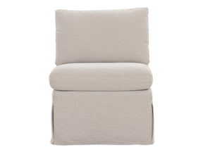 Fable Beige Slipcover Dining Slipper Chair by MOES at Eve Furniture