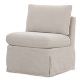 Fable Beige Slipcover Dining Slipper Chair by Moe's Home at Eve Furniture