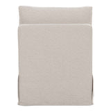 Fable Beige Slipcover Dining Slipper Chair by Moe's Home at Eve Furniture