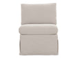 Fable Beige Slipcover Dining Slipper Chair by Moe's Home at Eve Furniture