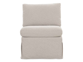 Fable Beige Slipcover Dining Slipper Chair by Moe's Home at Eve Furniture