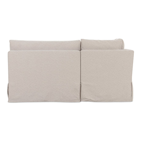 Fable Beige U Shape Slipcover Dining Banquette 121 in by MOES at Eve Furniture