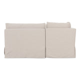 Fable Beige U Shape Slipcover Dining Banquette 129 in by MOES at Eve Furniture