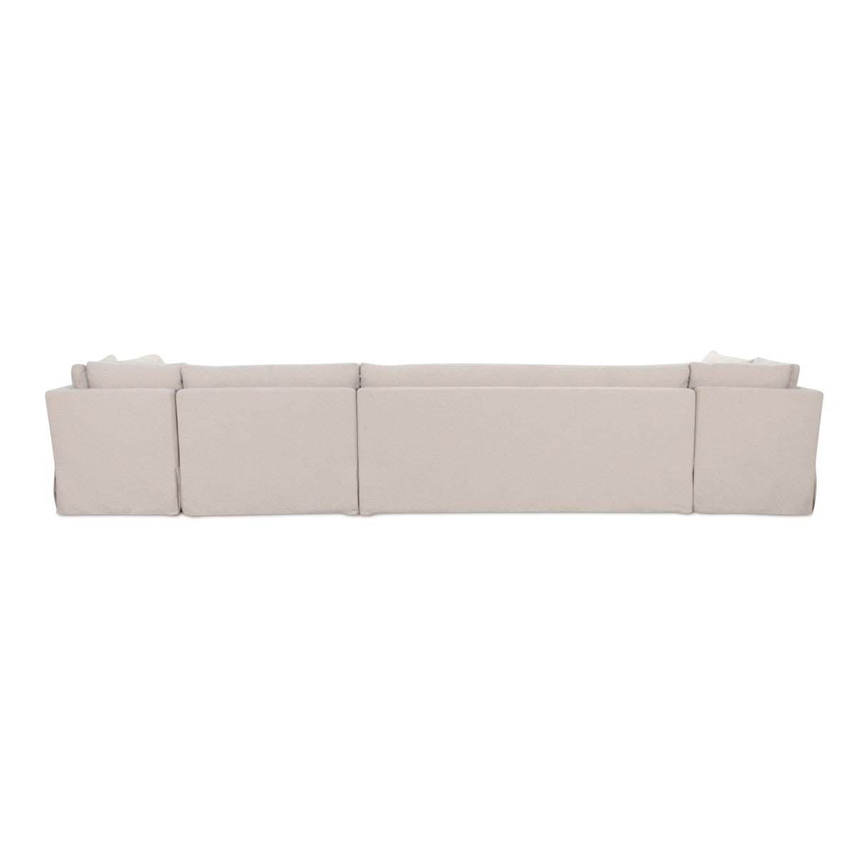 Fable Beige U Shape Slipcover Dining Banquette 168 in by MOES at Eve Furniture