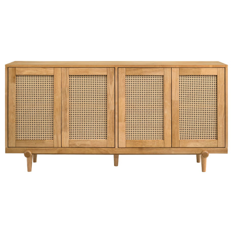 Fabra Honey 4-door Dining Sideboard Storage Console by Coaster at Eve Furniture