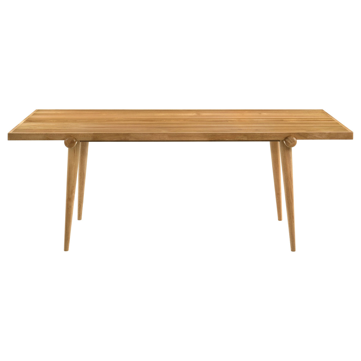 Fabra Honey 79-inch Rectangular Wood Dining Table by Coaster at Eve Furniture
