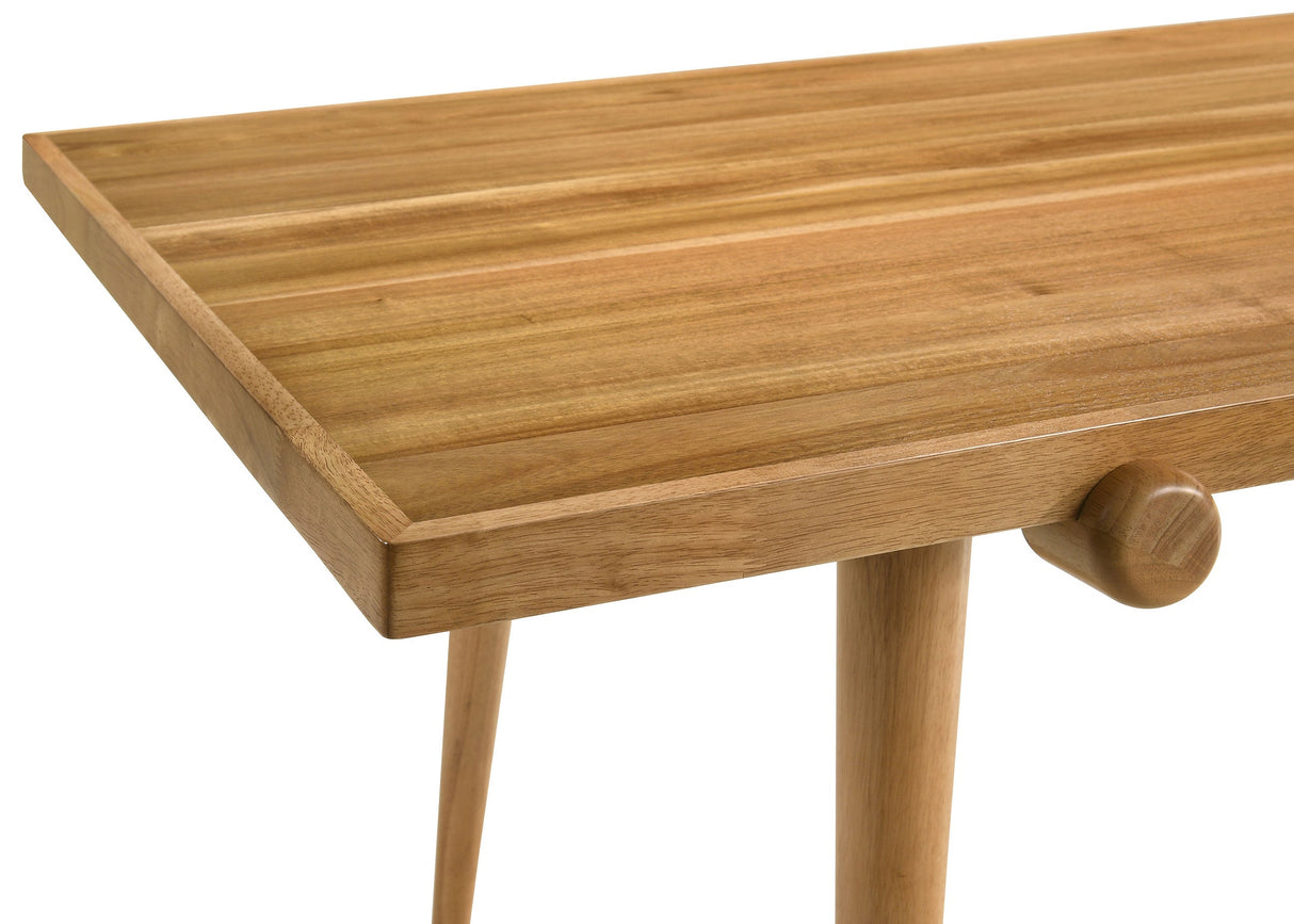 Fabra Honey 79-inch Rectangular Wood Dining Table by Coaster at Eve Furniture