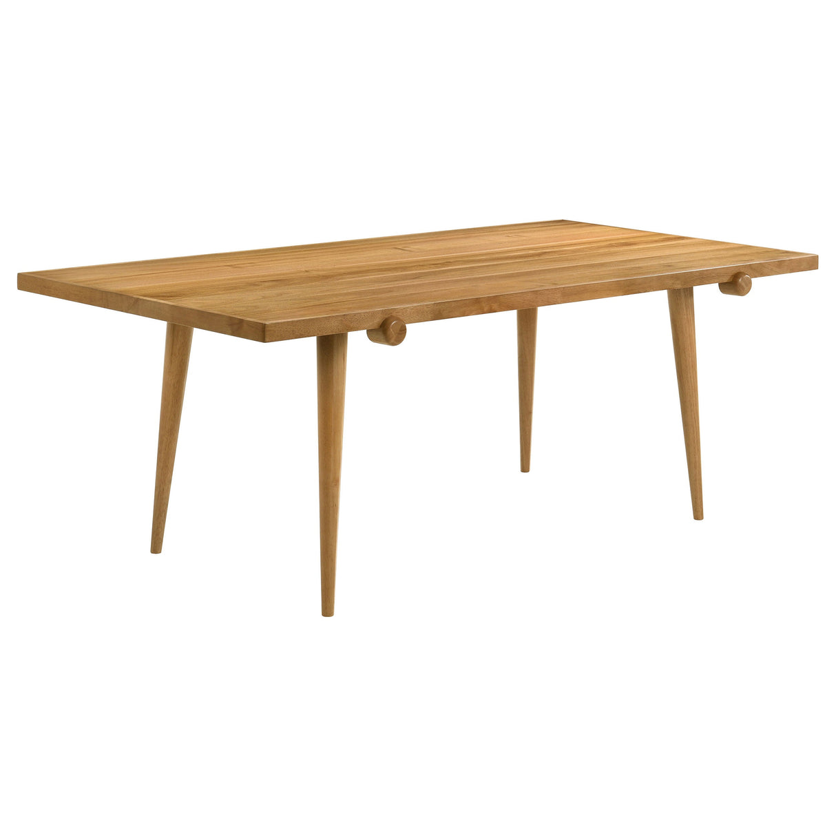 Fabra Honey 79-inch Rectangular Wood Dining Table by Coaster at Eve Furniture