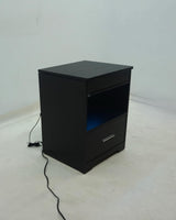 Fabre Black Ash 1-drawer Extendable Top Nightstand Bedside Table by Coaster at Eve Furniture